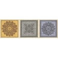 thumbnail image 2 of Oliver, Jenny 24x11 Gold Ornate Wood Framed with Double Matting Museum Art Print Titled - Classical Tiles II, 2 of 4