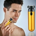 thumbnail image 1 of FcBaudy Rasoirs pour Hommes Rasoir Portable - Rasoir Rechargeable USB avec Tondeuse Compacte Sans Fil à Recharge Rapide pour Nez et Moustache pour Usage Humide et Sec un Rasoir, 1 of 2