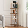 thumbnail image 2 of Estantería de Esquina HOOBRO de Bambú de 5 Niveles, 2 of 9