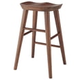 thumbnail image 4 of 26" Dark Brown Solid Wood Counter Stool, 4 of 5