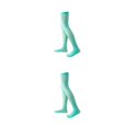 thumbnail image 2 of Langgg 1 Paire 52 cm Au‐dessus du Genou Femmes Chaussettes Jusqu'au Genou JK Élasticité Personnalité Confortable Style Preppy Chaud Bas Cuisse Haute Fête Fruit Vert 2 Ensembles, 2 of 6