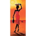 thumbnail image 3 of Dahlke, Izabella 13x24 Black Modern Framed Museum Art Print Titled - Fishers Wife, 3 of 5