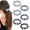 Multicolor S4, variant on 6 count Sparkly Rhinestone Bead Hair Ties Ponytail Holders Scrunchies Hair Bands Bobbles Elastics Accessories for Women Girls Teens (Multicolor S4)