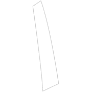 Genuine OE Nissan Black Out Tape - 80818-9KF0A
