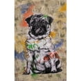 thumbnail image 3 of Wiley, Marta 13x18 Black Modern Framed Museum Art Print Titled - Colorful Dog III, 3 of 5