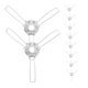 thumbnail image 5 of unbranded 24Ud Clip Adaptador Para Pantalla De De Resorte Tres Horquillas Plata Para, 5 of 8
