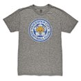 thumbnail image 2 of Men's 1863FC  Heather Gray Leicester City Color Badge Vintage Twisted Slub Tri-Blend T-Shirt, 2 of 3