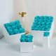 thumbnail image 2 of Rosa preservada Bearachild flor eterna Material inmortal 4 cabezas Blanco azul, 2 of 6