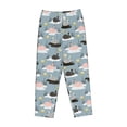 thumbnail image 6 of Fotbe Swan Princess On Lake Women's Pajama Pants,Sleepwear Pants,Pj Bottoms Drawstring And Pockets-Small, 6 of 7