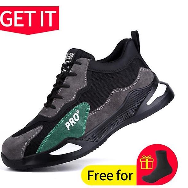 Zapatos de seguridad para el trabajo para hombre, puntera de acero, a prueba de pinchazos, botas antigolpes para mujer, ropa deportiva cálida e indestructible, flexibilidad ligera42 esquí esquí Gafas de esquí