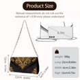 thumbnail image 6 of TSOVTHRID Vintage Floral Print Clutch Purses for Women Formal Evening Handbags Leather Purse for Wedding Party Cocktail Prom Crossbody Envelope Bag with Chain, Black, 6 of 7