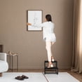 thumbnail image 2 of Step Stools, Heavy Duty Metal & Sturdy Step Stool Helper, 2 Step Stool, Supports Up to 500lb, Foot Stool for High Bed Kitchen Bathroom, 2 of 9