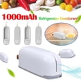 thumbnail image 3 of Purificador de Aire para Refrigerador, Desodorizante, Conservante de Aire Fresco, Batería de 1000 MAh, Carga USB para Refrigerador y Armario., 3 of 5