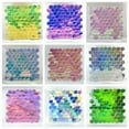 thumbnail image 3 of 12/16/18pcs Hexagonal Sequin Backdrop Panels for Wedding Birthday Party Background Wall Decor Shimmer Backdrop Curtain 30x30cm, 3 of 10