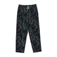thumbnail image 4 of Xecao Lavender Flowers Women's Straight Lounge Pajama Pants: The Epitome of Relaxed Sleepwear, 4 of 9