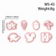 thumbnail image 4 of Juego de 7 piezas de moldes for pendientes de arcilla suave con animales, herramientas creativas de joyería hechas a mano, 4 of 4