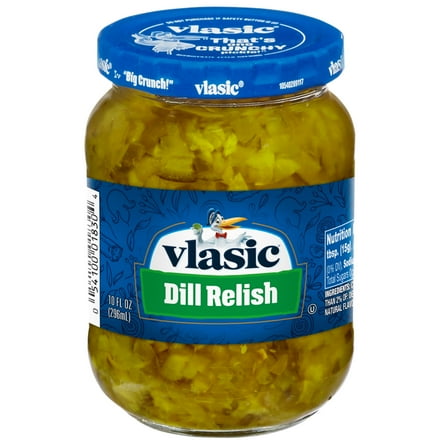 Vlasic Kosher Dill Pickle Relish, Dill Relish, 10 oz(2 Packs)