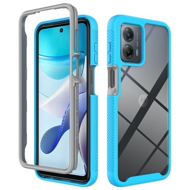 Clear Case for Motorola Moto G 5G 2023/Moto G Power 2023,Rugged Transparent Clear Back Shell Shockproof Flexible Bumper Scratch-Resistant Non-Yellowing Case, Black