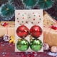 thumbnail image 3 of 6 adornos navideños para árbol de Navidad, decoración navideña, colgantes artesanales irrompibles en forma de gota. Estilo C, 3 of 6