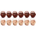 thumbnail image 3 of WRISTBIQUE 12pcs Mini Woven Baskets with Round Handles Assorted Colors for Home Decor and Storage, 3 of 8