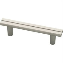 Liberty 64mm Pinstripe Cabinet Pull, Matte Nickel