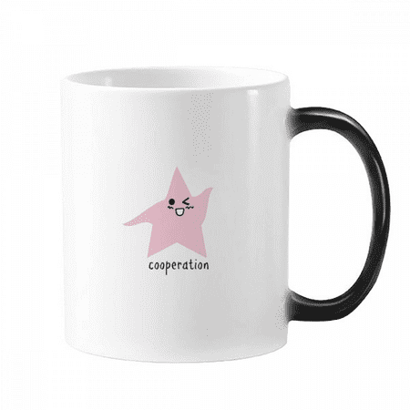 

Starfish Lovely Animal Art Deco Fashion Mug Changing Color Cup Morphing Heat Sensitive 12oz