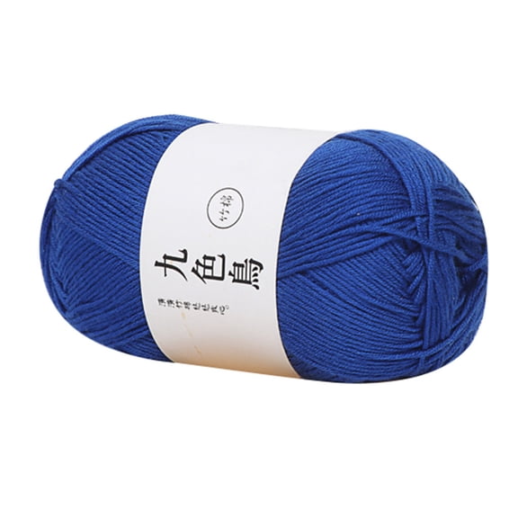 Lshylf Fine Cotton Yarn For Crochet Diy Knitting Crafts(S,One Size)