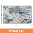 thumbnail image 4 of Elevate Your Bathroom with a 20x32 inch Marble Bath Rug - Non-Slip Runner with Luxurious Soft Microfiber, Machine-Washable Carpet for Modern Showers and Tubs, 4 of 5