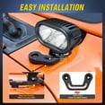 thumbnail image 7 of Nilight Light Mounting Bracket Hood Cowl Mount Brackets for Front A-Pillar, 7 of 7