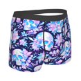 thumbnail image 2 of Rateoe crystal Skull flower leaf Mens Boxer Briefs Poly Spandex Performance Boxer Briefs Underwear Hem Boxer Briefs - X-Large, 2 of 8