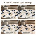 thumbnail image 7 of ODIKA 3'x5' Navy Beige Modern Geometric Abstract Washable Area Rug Contemporary Minimalist Scandinavian Style Bauhaus for Hallway, Laundry Room, Non-Slip, Flatweave, Easy Care, 7 of 7