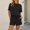 Solid, variant on Ksrymi Women's Clothing 2-Piece Loungewear Set: Solid Crew Neck Short Sleeve T-Shirt & Elastic Waist Drawstring Shorts with Side Pockets Rompers for Women