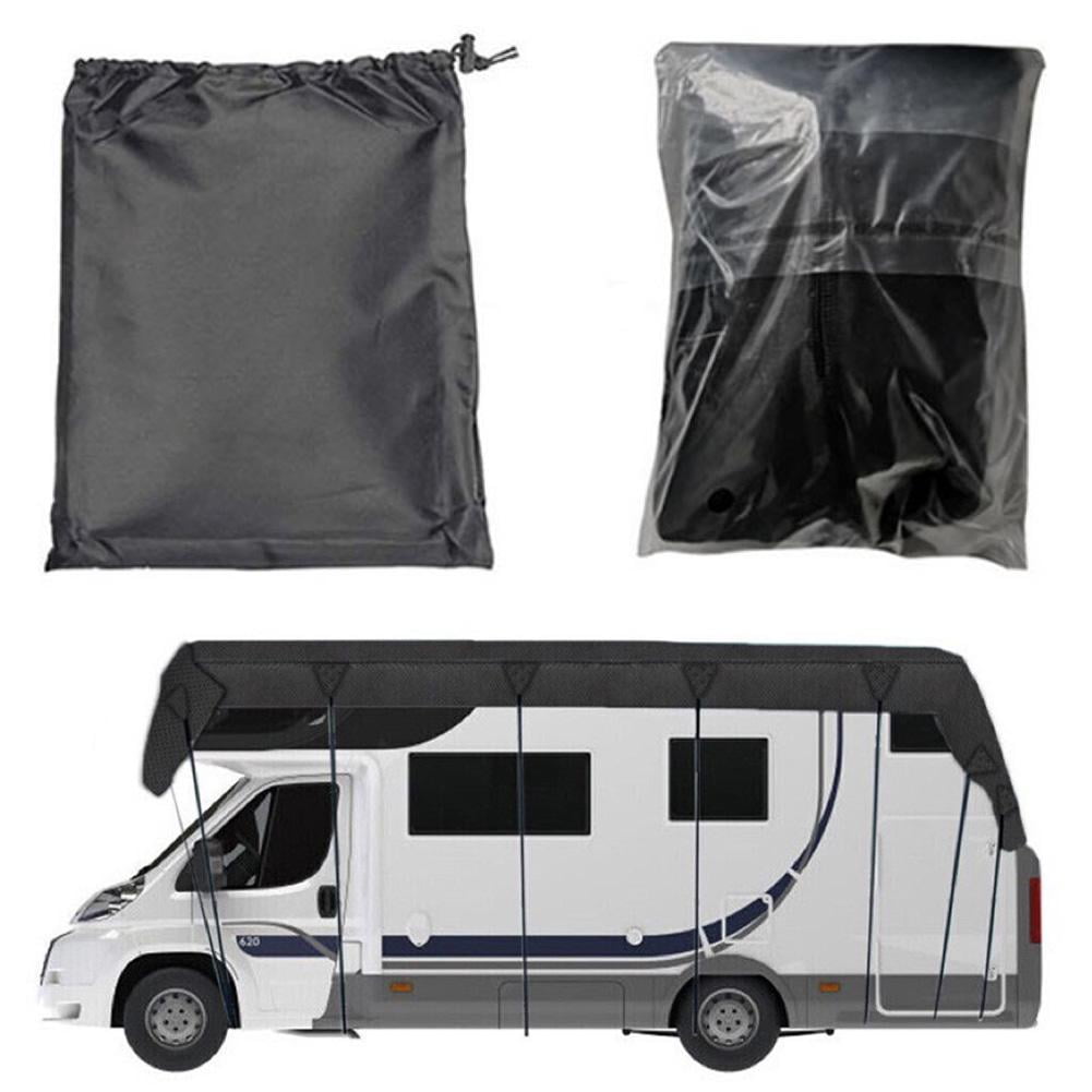 KRONDO Heavy Duty RV Roof Cover, Sun Heat Defender for Travel Trailers, Waterproof & UV Resistant for RVs, Class A/B/C Motorhomes, Popup & Truck Campers, Fits 16ft to 41ft RVs
