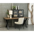 thumbnail image 3 of 20.25''H Contemporary Wood Dining Chair in Off White 2 Pieces, 3 of 5