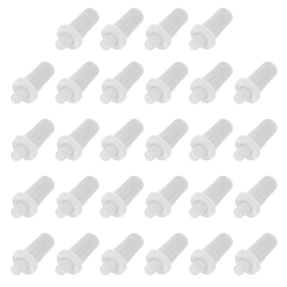 CRILSTYLEO Spring Loaded Cabinet Door Damper Repair Pins Plastic 28pcs White