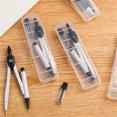 thumbnail image 6 of HBBKVI Drawing Compass Set with Lead Core and Eraser Maths Protractor Set Metal Maths Geometry Set Stainless Steel Scribing Tools for Architects, Engineers, 6 of 6