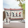 thumbnail image 6 of Outdoor Throw Pillow Cover American Independence Day Cute Gnome Waterproof Cushion Covers 2 Pack Flag Plaid and Stars Pillow Cases Home Decoration for Patio Garden Couch Sofa, 6 of 6
