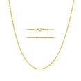 thumbnail image 1 of 18k Gold Overlayed Stainless Steel Hip Hop Rope Chain Necklace, 1 of 6