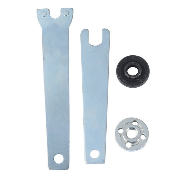 OUNONA 4 Pcs Angle Grinder Spanner with Outer Lock Flange Nut Metal Lock Nut Wrench kit