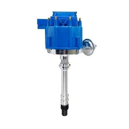 Run Billet Distributors - Chevy HEI Electronic Billet Distributor 65K Coil SBC 327 350 383 BBC 396 454 New