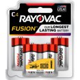 thumbnail image 1 of Batería alcalina Rayovac Fusion C, paquete de 4, cardada, 1 of 2