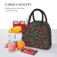 thumbnail image 5 of Rateoe Strawberry Pattern Lunch Bag Women, Lunch Box, Lunch Bag, Small Leakproof Lunch Tote Large Capacity Reusable Insulated Cooler Lunch Container, 5 of 6