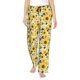 thumbnail image 1 of Fotbe Navy Blue Leaf Sunflower Pantalones de Pijama para Mujer, Pantalones de Dormir, Pantalones Pj con Cordón y Bolsillos-Medium, 1 of 6