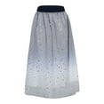 thumbnail image 4 of VOGUES Women's Tulle Skirts High Low Layered Puffy Fairy Skirts A-line Midi Skirt Irregular Tutu Skirt, 4 of 4