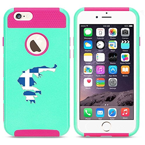 Apple iPhone 5 5s Shockproof Impact Hard Case Cover Greece Greek Flag (Light...