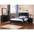 thumbnail image 5 of Nightstand with 2 Drawers Storage, Black, 5 of 5