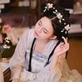 thumbnail image 2 of Beautiful Hair Side Comb Set Delicate Flower & Leaves Hairpin Chinese Style Hair Insert Comb Party Date Hair Jewelry, 2 of 2