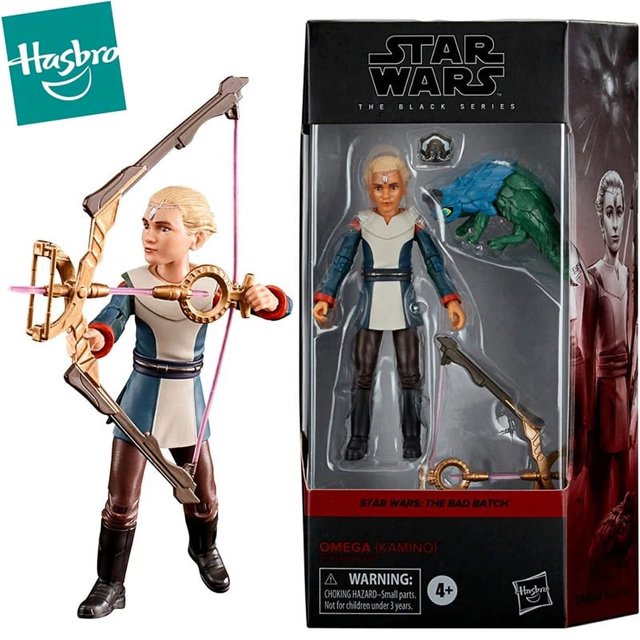 Hasbro-figura de acción Original de Star Wars, el lote malo, Omega Kamino, serie negra, modelo coleccionable de Anime, juguetes de regalo