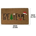 thumbnail image 4 of Christmas Front Door Carpet Festive Winter Snowman Doormat It's Cold Outside Durable Coir Welcome Mat for Home Entryway Decor Christmas Decorations, 4 of 4