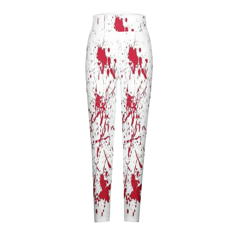 REORIAFEE Halloween Leggings for Women Butt Lift High Waist Pants